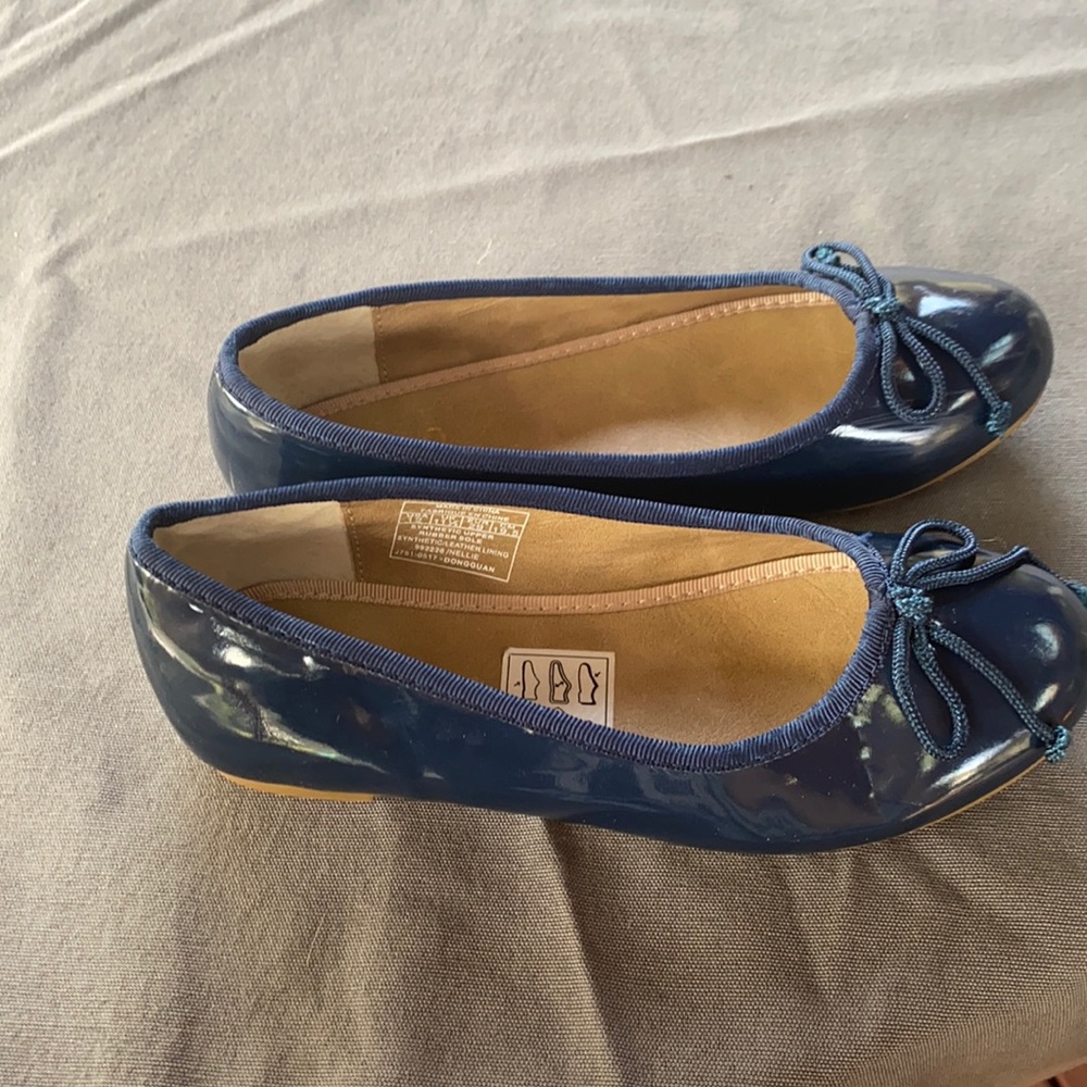 Polo Ralph Lauren blue flats, like new